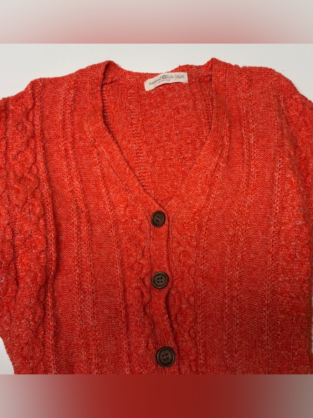 Natural Life So Soft Grandpa Cardigan, size XS/S